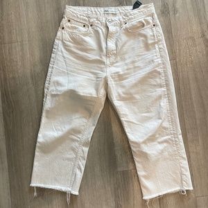 Zara White denim